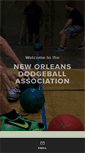 Mobile Screenshot of neworleansdodgeball.com